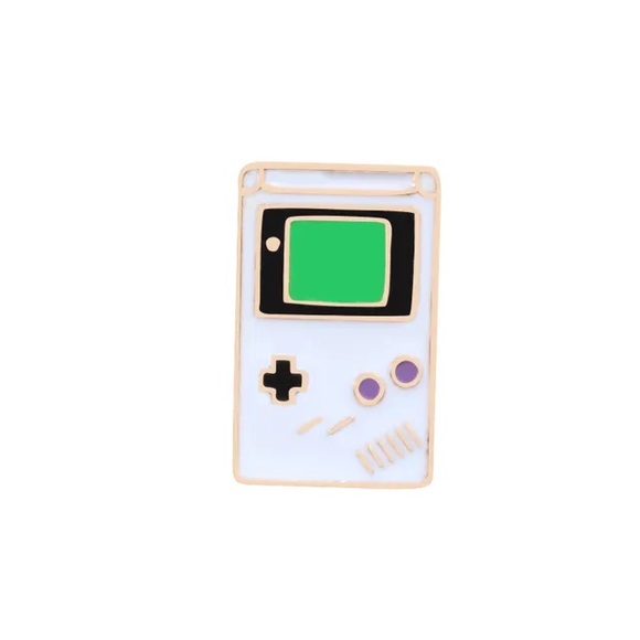 Nintendo Game Boy Handheld Game Console Metal Enamel Pin Brooch - Picture 1 of 6